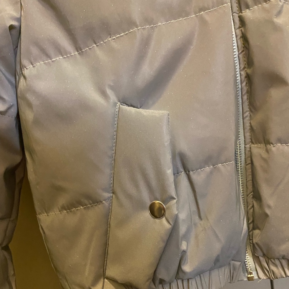 Reflective Cropped Puffer Jacket - Picture 11 of 12